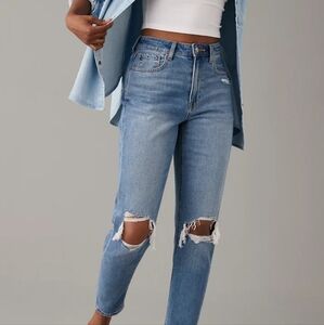Mom Jeans, American Eagle (Size: 14, short)